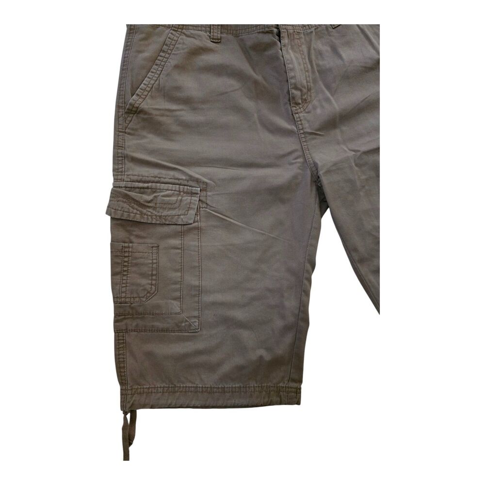 Ring of Fire Men’s Khaki Cargo Shorts Size 34 – Pre-Owned, Good Condition - Picture 12 of 14